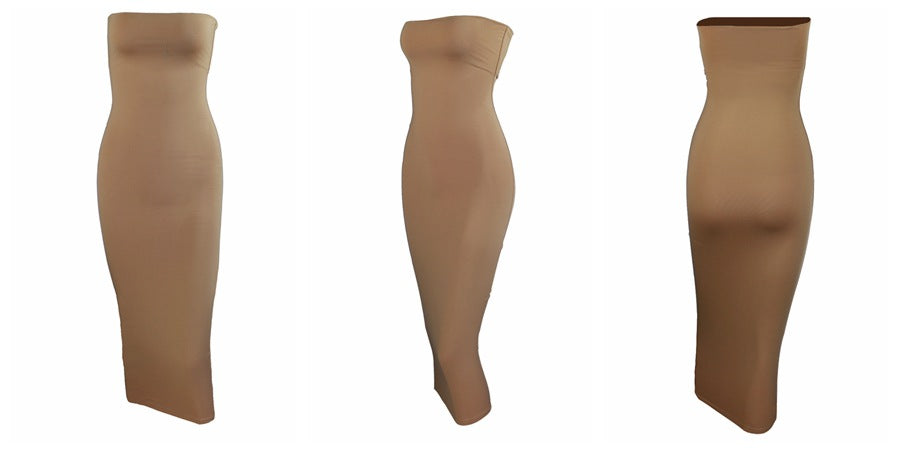 Bangniweigou Sexy Off Shoulder Tube Dress Summer Women Black White Basic Bodycon Sundress Strapless Stretchy Bandage Robe Femme
