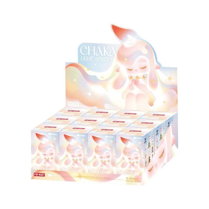 POP MART CHAKA Light Sprite Series Mystery Box 1PC/12PCS POPMART Blind Box Action Figure Cute Toy