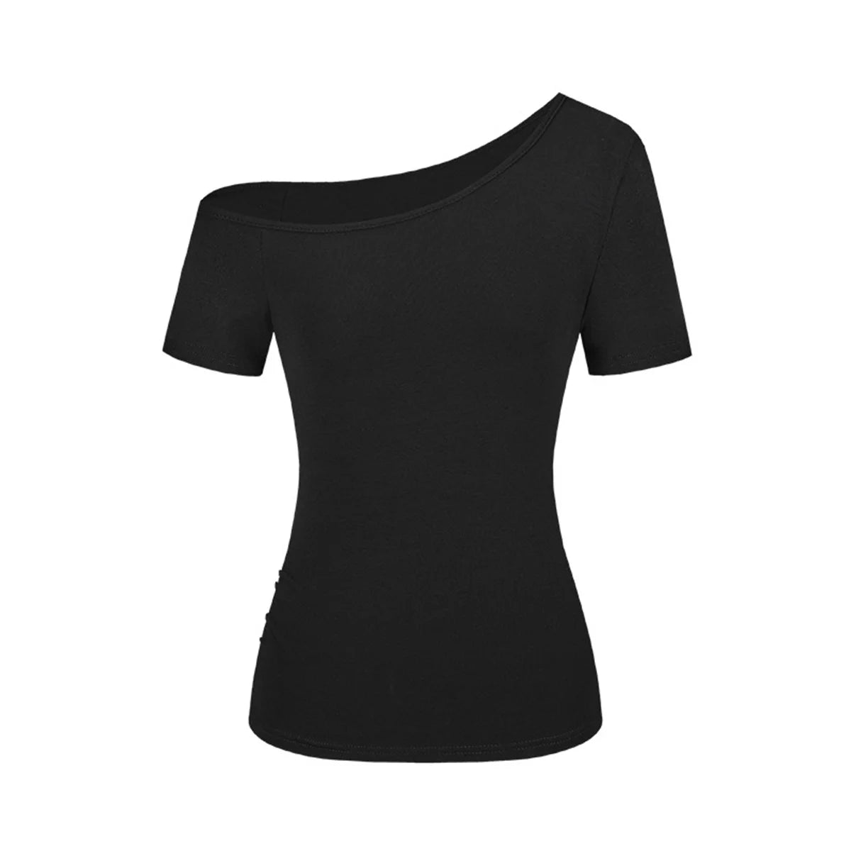 Y2kスポーツサマーオフショルダートップ レディース レター セクシー ヴィンテージ 2000年代 ショートスリーブTシャツ レディボディ ベーシッククロップトップ 女性用 カジュアル