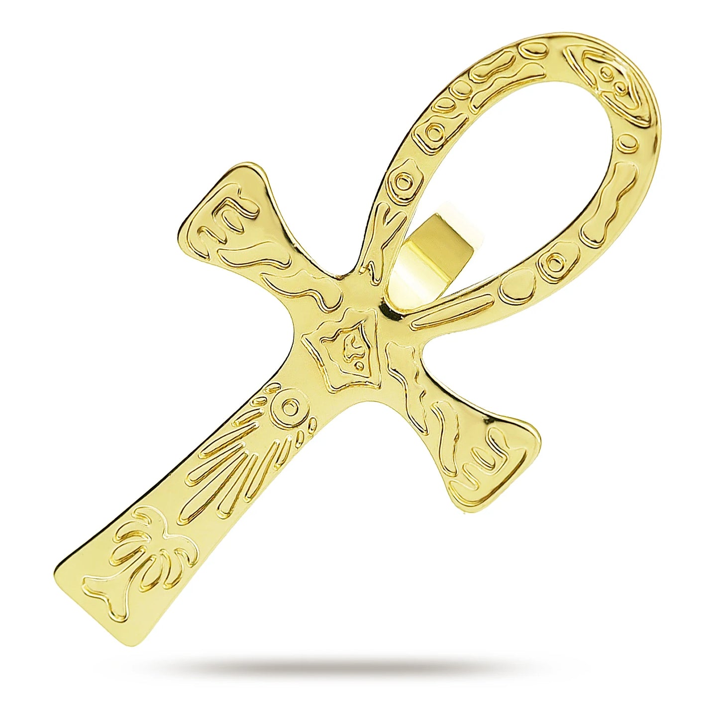 10x5cm Vintage Egyptian Life Big Ankh Cross Pendant Long Chain Necklace Fashion Jewelry Men and Women Accessories Dropshipping