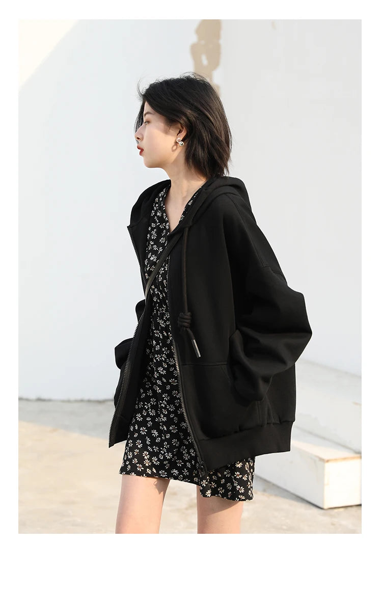 CHIC VEN Women's Hoodies Sweatshirts Casual Loose Sports Women Jackets Streetwear Female Coat Fashion Tops Spring Autumn 2022