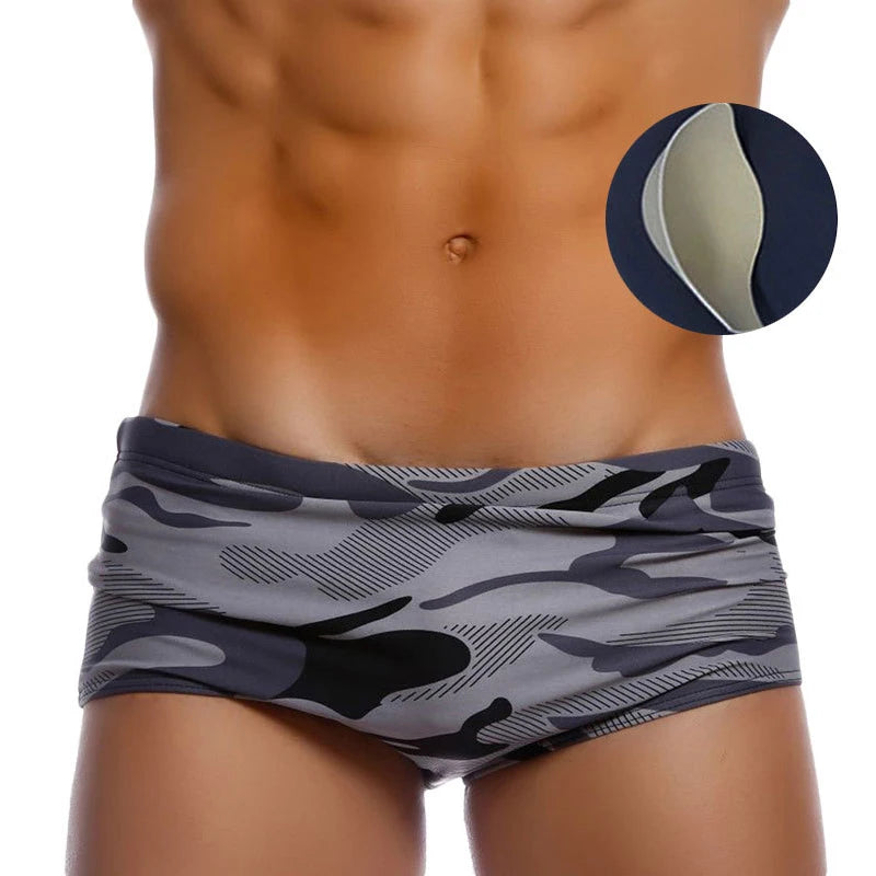 Mens Swimsuit Underwear Swim Trunks Surf Beach Shorts Quick Dry Swimwear Boxer Bathing Suits Beachwear Boardshort Underwear