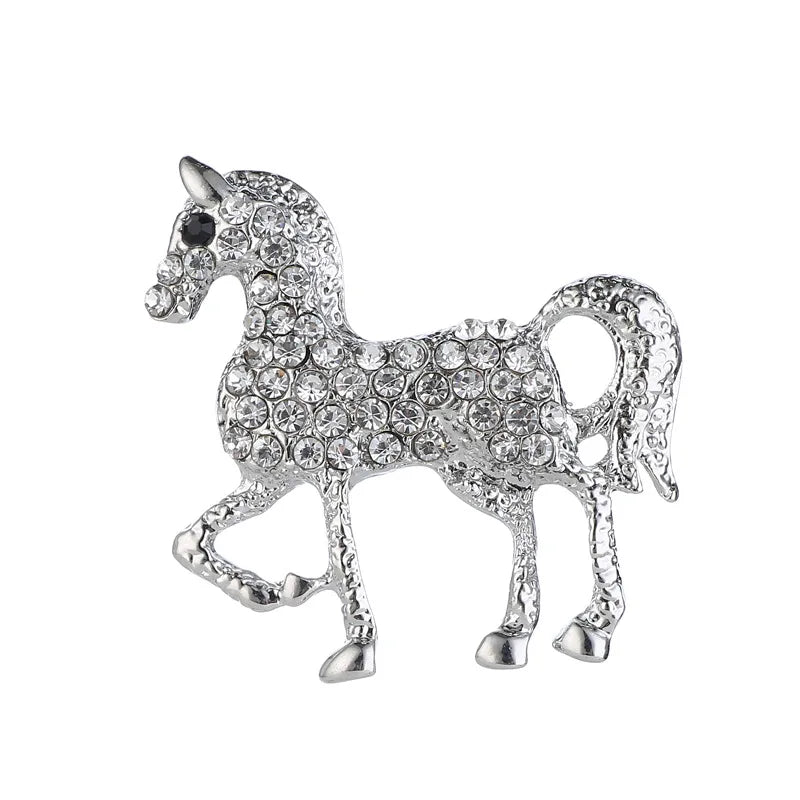 WYBU Brooches for Women Fashion Animal Horse Brooch Pin Elegant Party Coat Accessories Bee Perfume