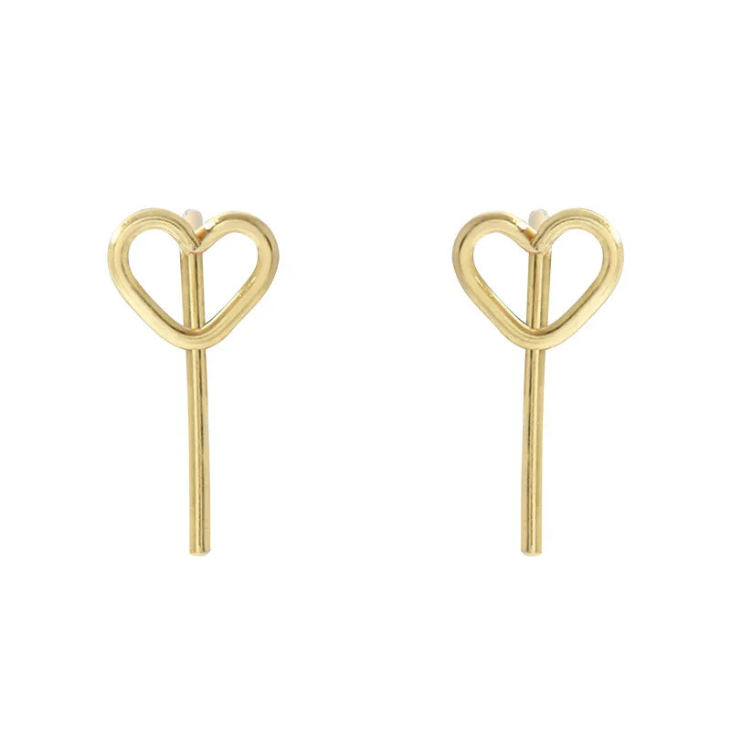 Simple Stud Earrings 2021 Trend Jewelry For Women Silver Color Water Drop Two Use Cute Korean Small Earring pendientes hombre