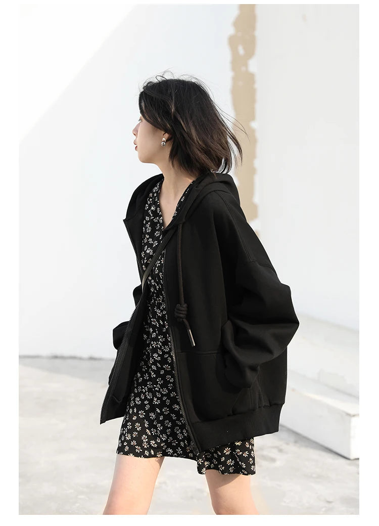 CHIC VEN Women's Hoodies Sweatshirts Casual Loose Sports Women Jackets Streetwear Female Coat Fashion Tops Spring Autumn 2022