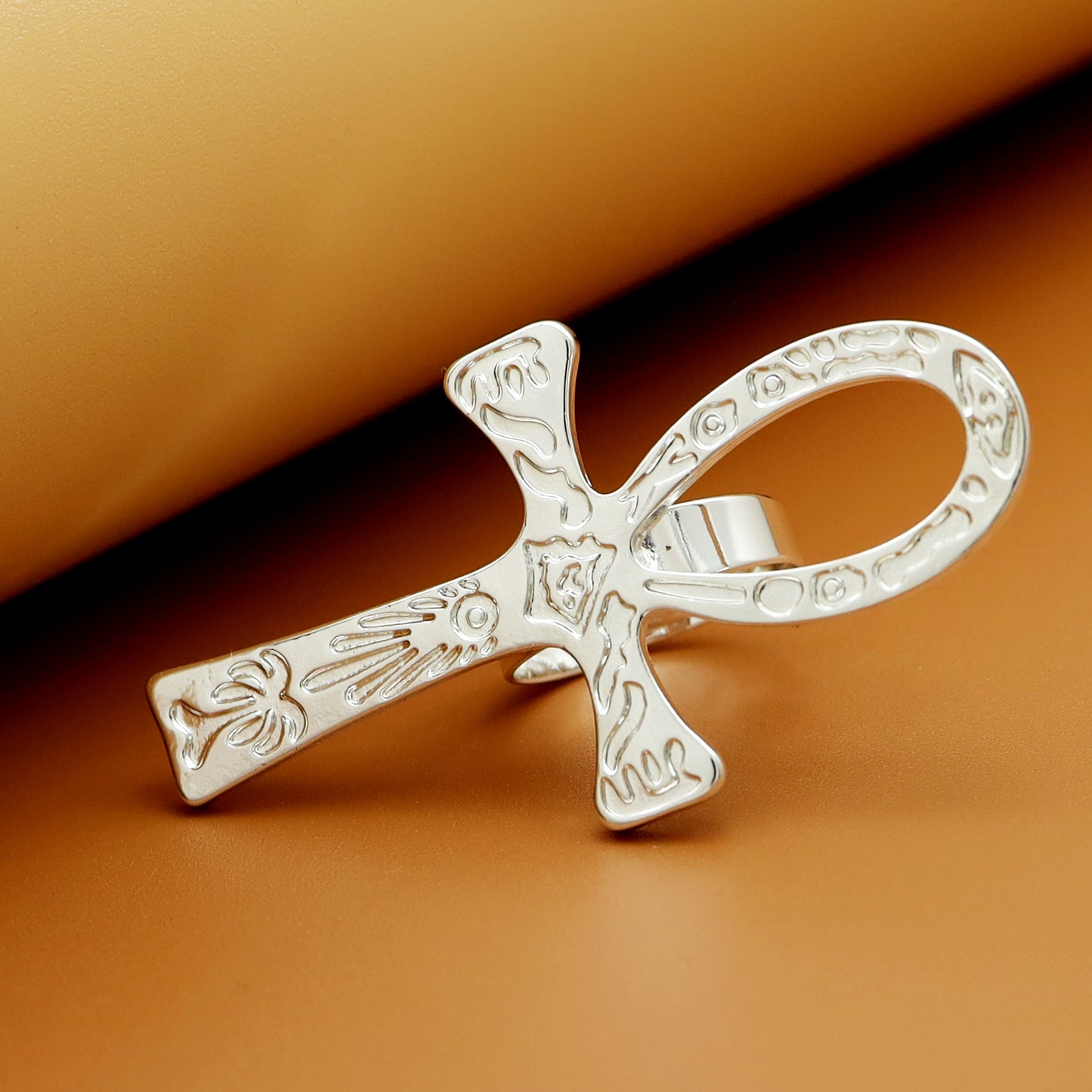 10x5cm Vintage Egyptian Life Big Ankh Cross Pendant Long Chain Necklace Fashion Jewelry Men and Women Accessories Dropshipping