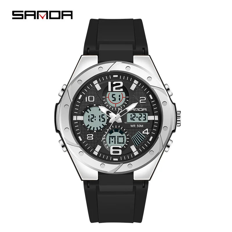 Luxury Rose Gold Women Men Digital Watches Fashion Stainless Steel LED Electronic Wristwatch Waterproof Sports watch