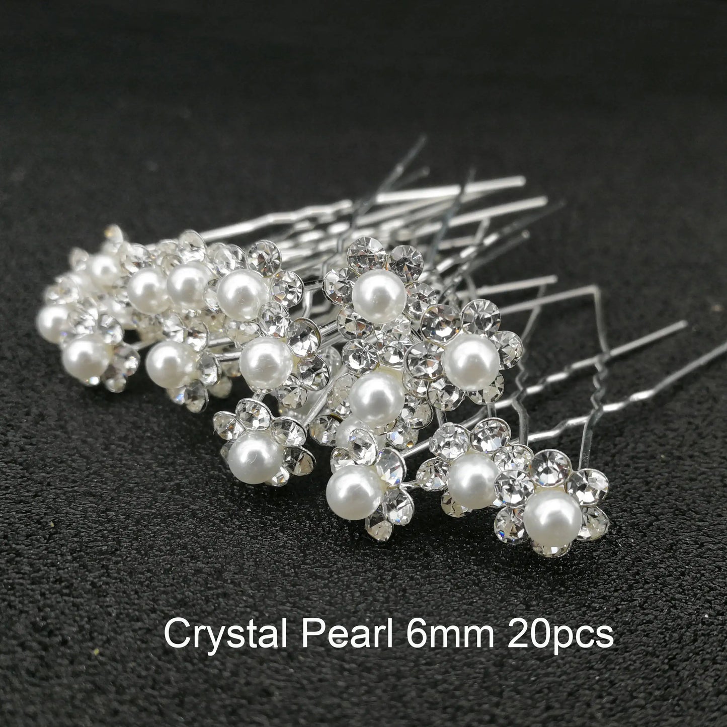 Bridal Wedding Hair Accessories Rhinestone Hair Pins Forks for Women Pearl Hairpins Bride Headpiece Party Jewelry Gift Dropship