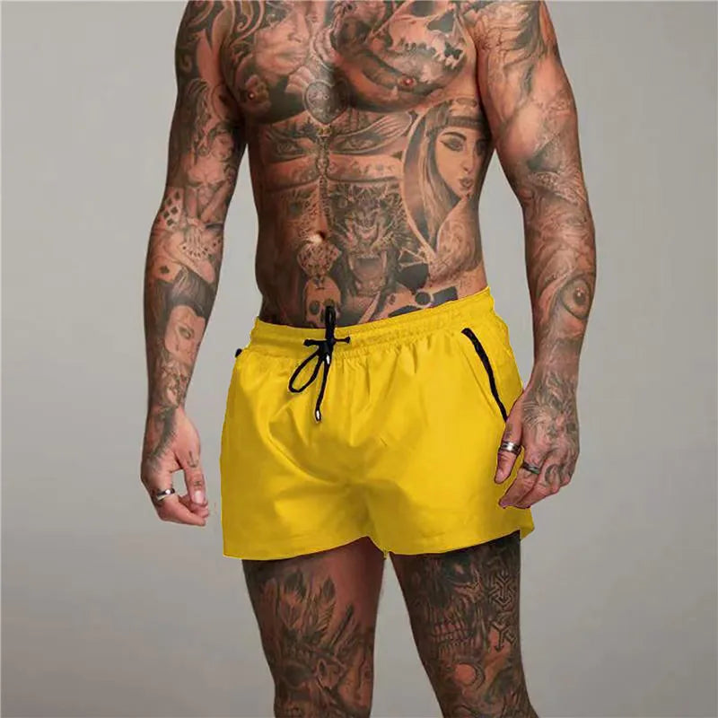 2025 New Mens Swimsuit Sexy Swimwear Men Swimming Shorts Men Briefs Beach Shorts Sports Suits Surf Board Shorts Men Swim Trunks