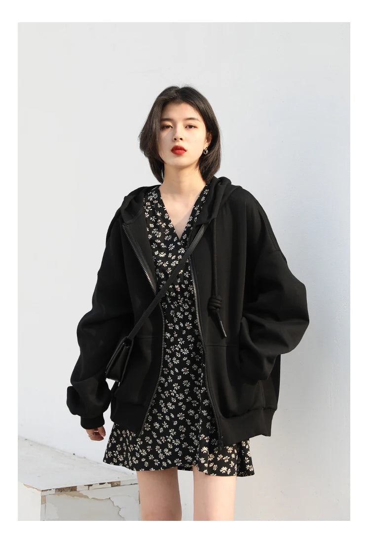 CHIC VEN Women's Hoodies Sweatshirts Casual Loose Sports Women Jackets Streetwear Female Coat Fashion Tops Spring Autumn 2022