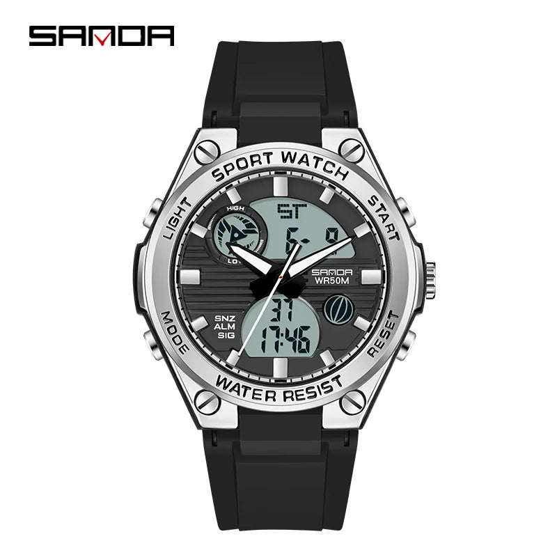 Luxury Rose Gold Women Men Digital Watches Fashion Stainless Steel LED Electronic Wristwatch Waterproof Sports watch