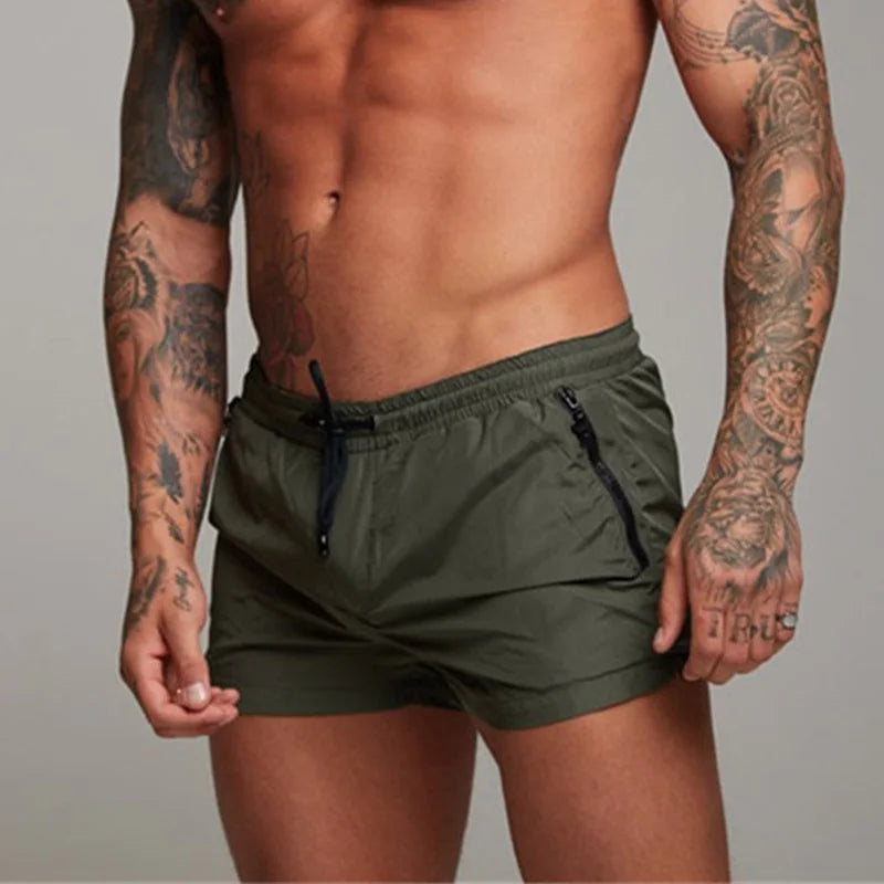 2025 New Mens Swimsuit Sexy Swimwear Men Swimming Shorts Men Briefs Beach Shorts Sports Suits Surf Board Shorts Men Swim Trunks
