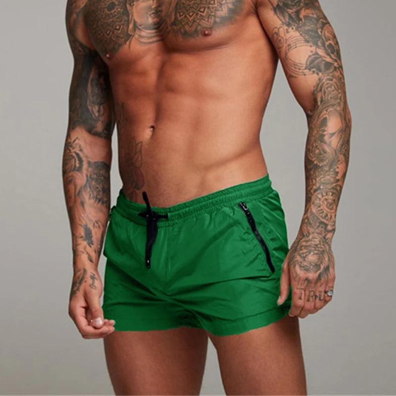 2025 New Mens Swimsuit Sexy Swimwear Men Swimming Shorts Men Briefs Beach Shorts Sports Suits Surf Board Shorts Men Swim Trunks