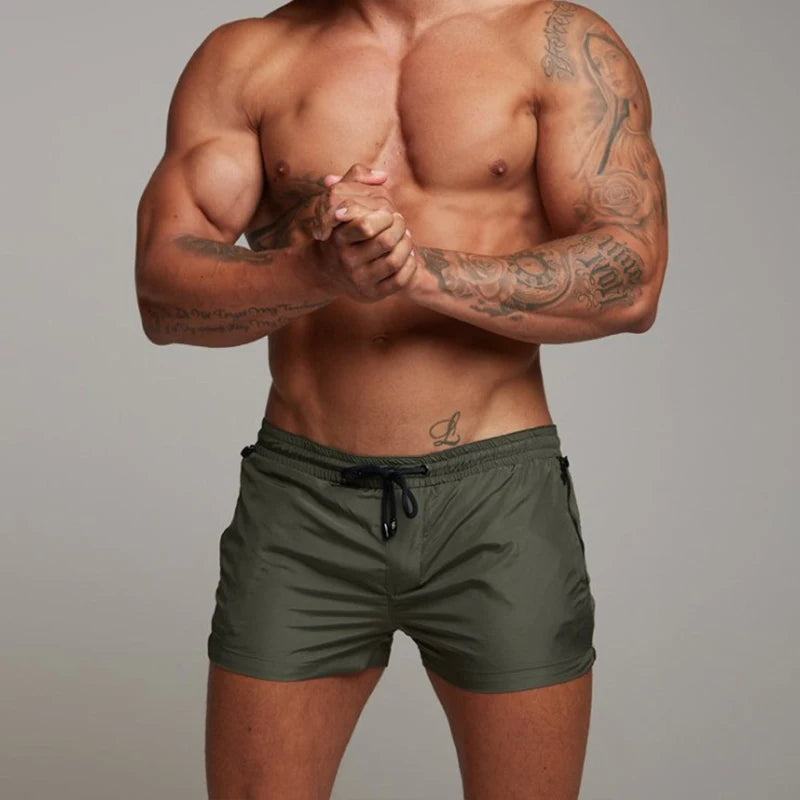 2025 New Mens Swimsuit Sexy Swimwear Men Swimming Shorts Men Briefs Beach Shorts Sports Suits Surf Board Shorts Men Swim Trunks