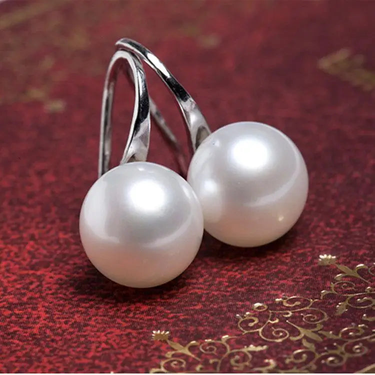 Best Selling Wild Fashion Simple Pearl Bean Earrings Style Women Girls Earrings Jewelry Wholesale Crystal Earrings Brincos