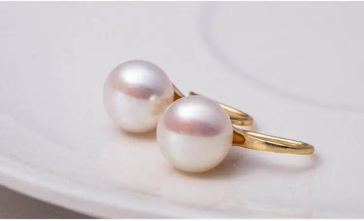 Best Selling Wild Fashion Simple Pearl Bean Earrings Style Women Girls Earrings Jewelry Wholesale Crystal Earrings Brincos