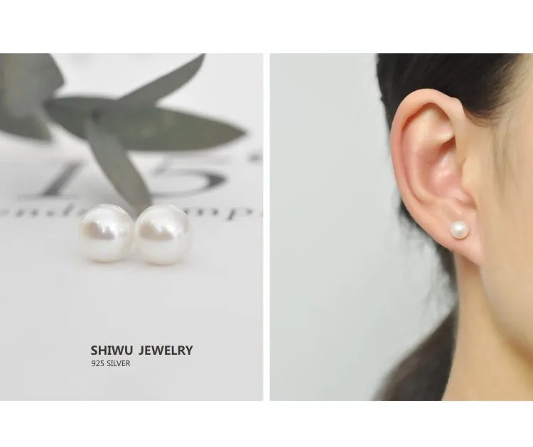 Best Selling Wild Fashion Simple Pearl Bean Earrings Style Women Girls Earrings Jewelry Wholesale Crystal Earrings Brincos