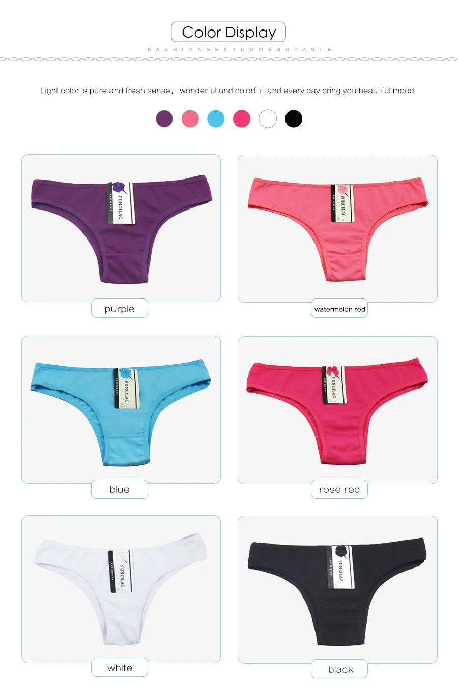 Women Underwear Cotton Sexy Everyday Ladies Girls Panties Plus Size Briefs Intimates Lingerie Knickers 5 Pcs/set