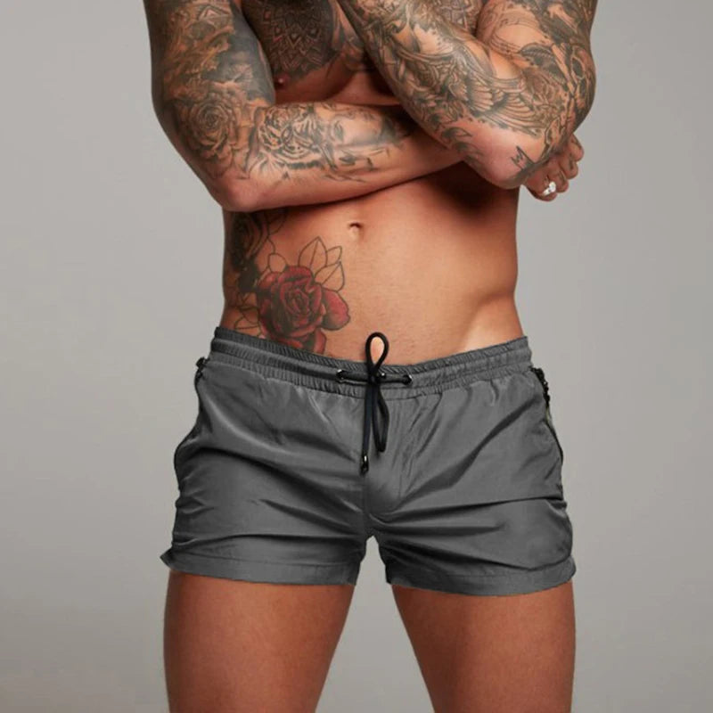 2025 New Mens Swimsuit Sexy Swimwear Men Swimming Shorts Men Briefs Beach Shorts Sports Suits Surf Board Shorts Men Swim Trunks