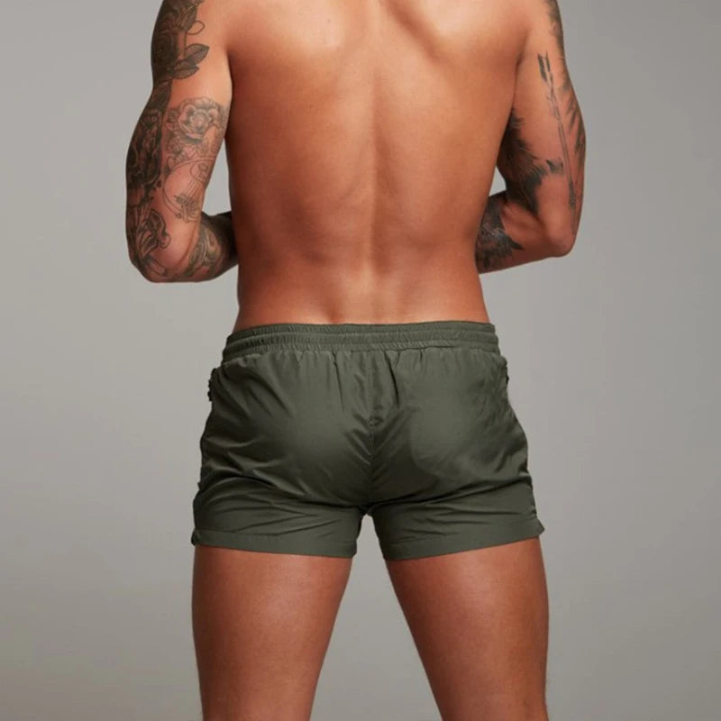 2025 New Mens Swimsuit Sexy Swimwear Men Swimming Shorts Men Briefs Beach Shorts Sports Suits Surf Board Shorts Men Swim Trunks