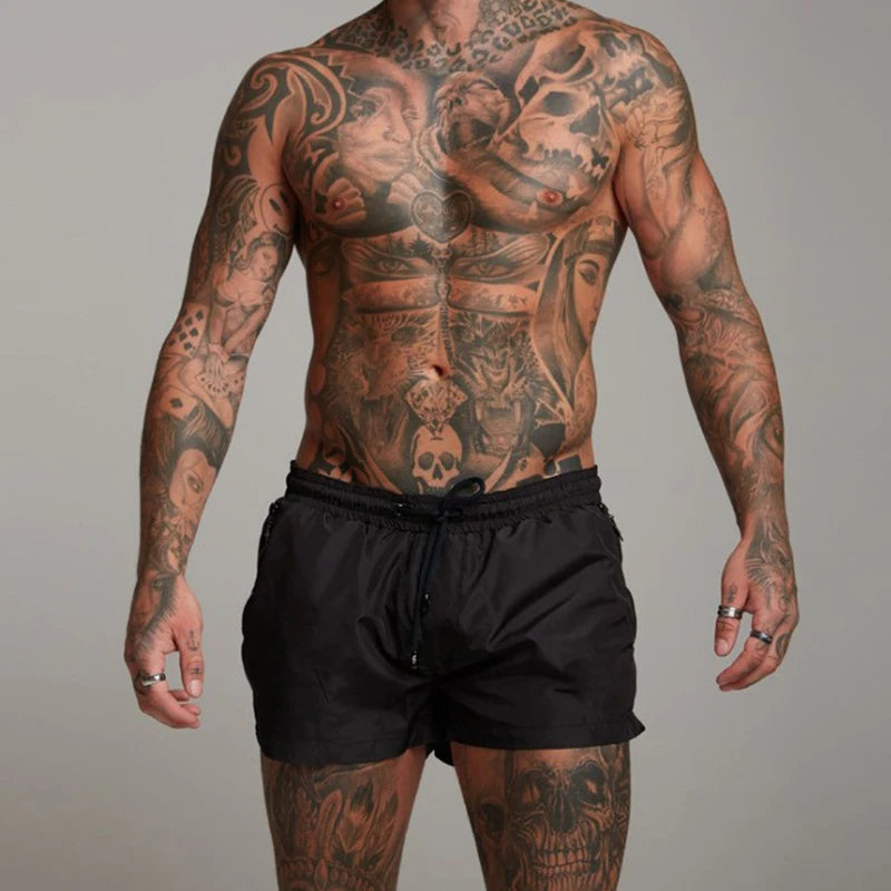 2025 New Mens Swimsuit Sexy Swimwear Men Swimming Shorts Men Briefs Beach Shorts Sports Suits Surf Board Shorts Men Swim Trunks