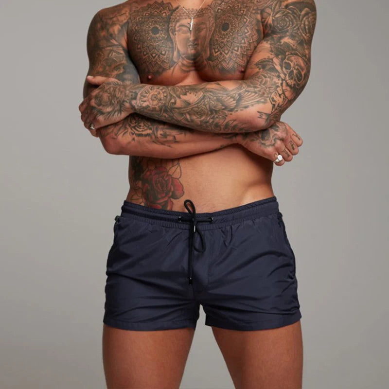 2025 New Mens Swimsuit Sexy Swimwear Men Swimming Shorts Men Briefs Beach Shorts Sports Suits Surf Board Shorts Men Swim Trunks