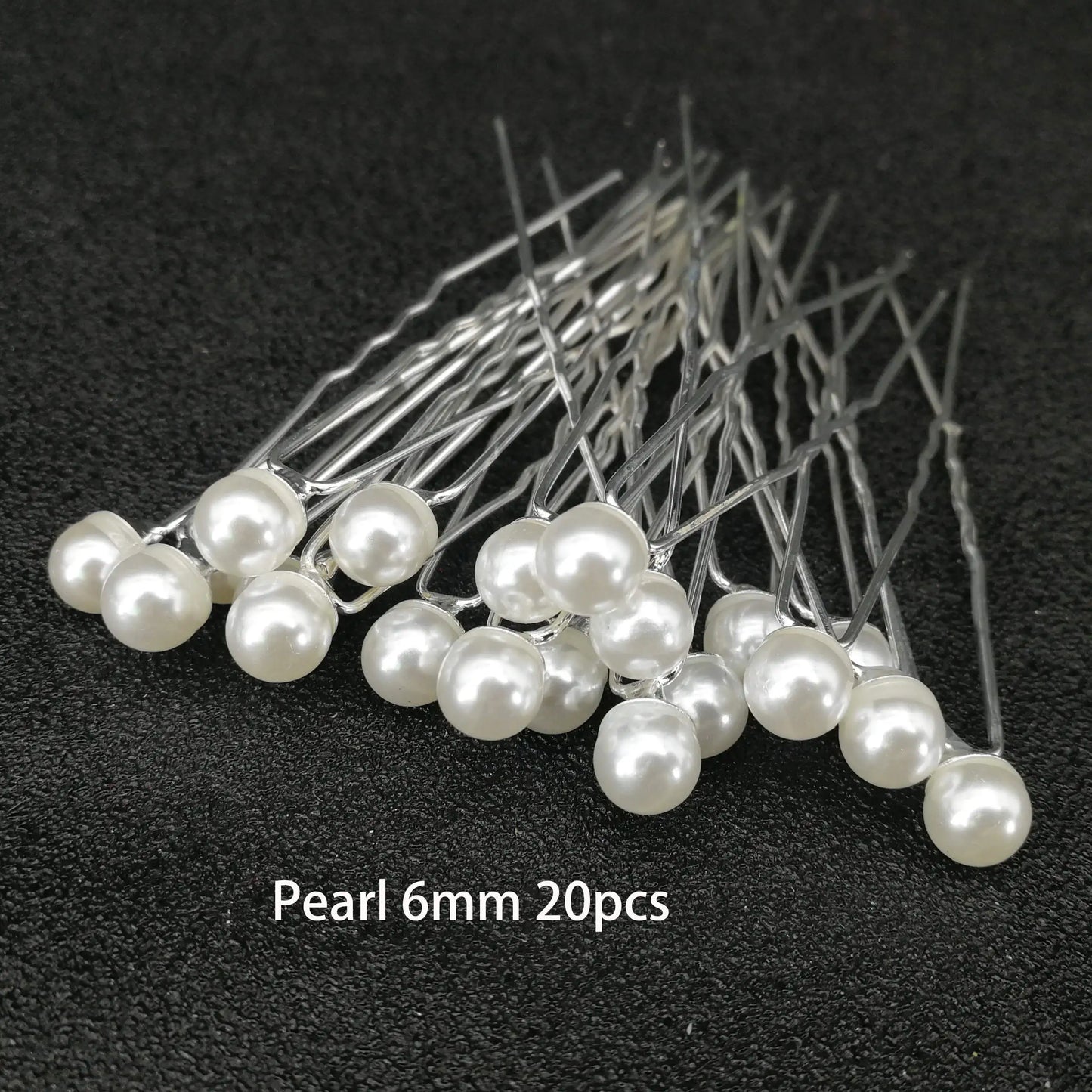 Bridal Wedding Hair Accessories Rhinestone Hair Pins Forks for Women Pearl Hairpins Bride Headpiece Party Jewelry Gift Dropship