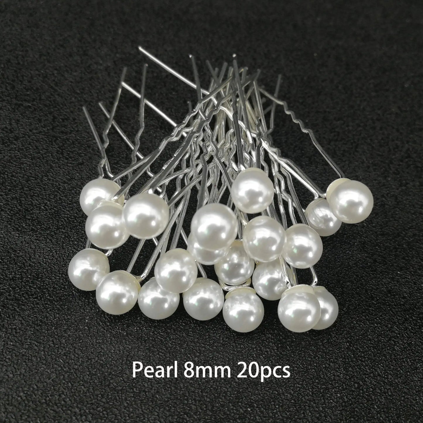Bridal Wedding Hair Accessories Rhinestone Hair Pins Forks for Women Pearl Hairpins Bride Headpiece Party Jewelry Gift Dropship