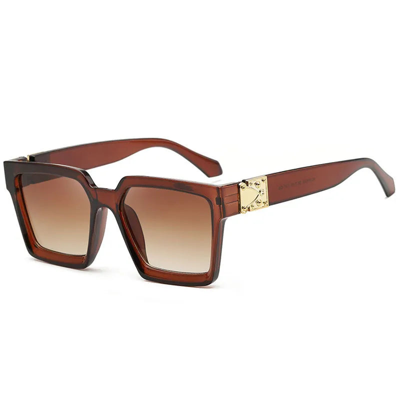 Sunglasses Square Women Sun Glasses Female Eyewear Eyeglasses Plastic Frame Clear Lens UV400 Shade Fashion Driving New