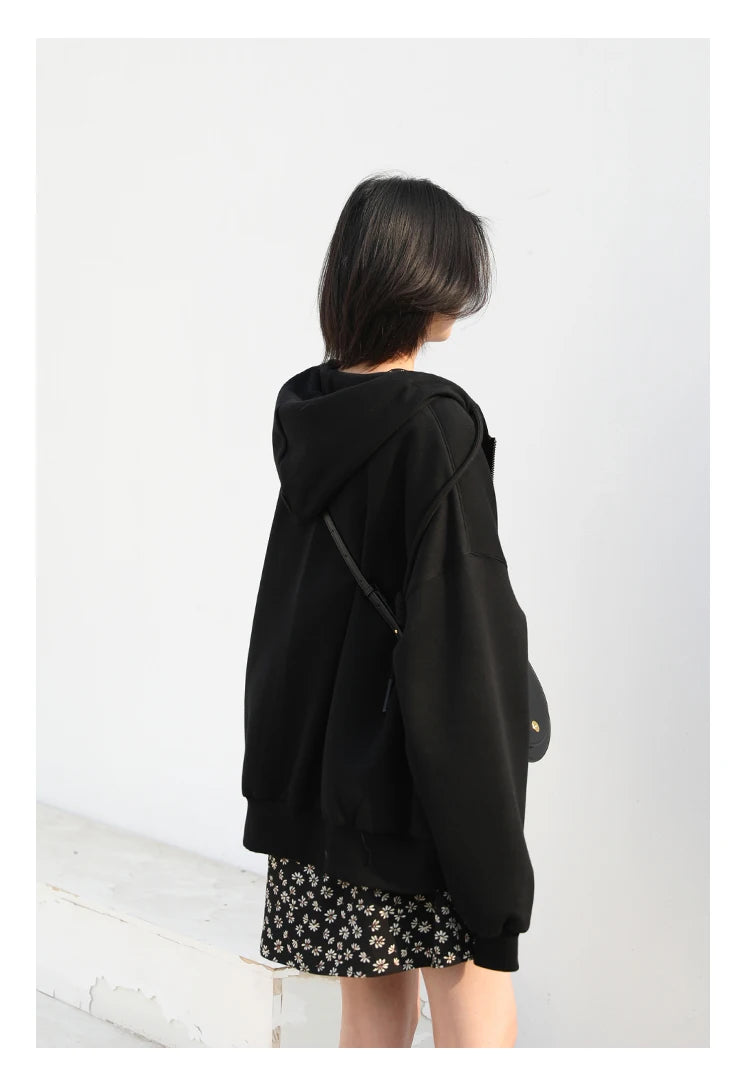 CHIC VEN Women's Hoodies Sweatshirts Casual Loose Sports Women Jackets Streetwear Female Coat Fashion Tops Spring Autumn 2022