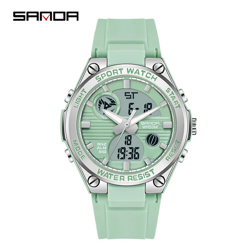 Luxury Rose Gold Women Men Digital Watches Fashion Stainless Steel LED Electronic Wristwatch Waterproof Sports watch