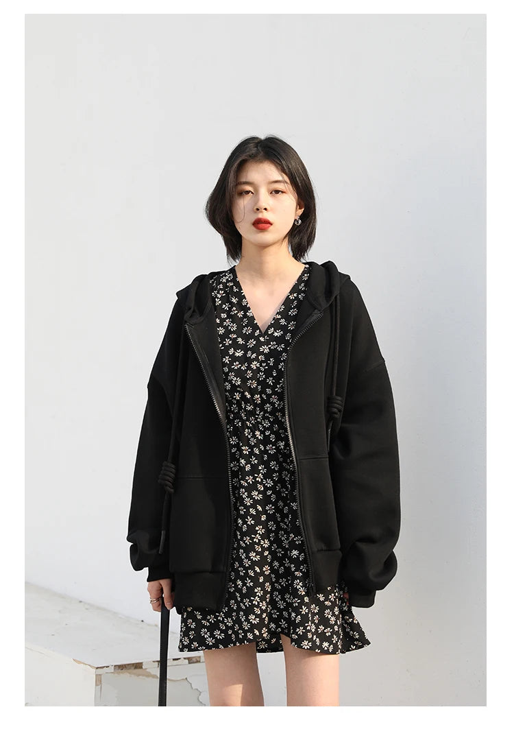 CHIC VEN Women's Hoodies Sweatshirts Casual Loose Sports Women Jackets Streetwear Female Coat Fashion Tops Spring Autumn 2022