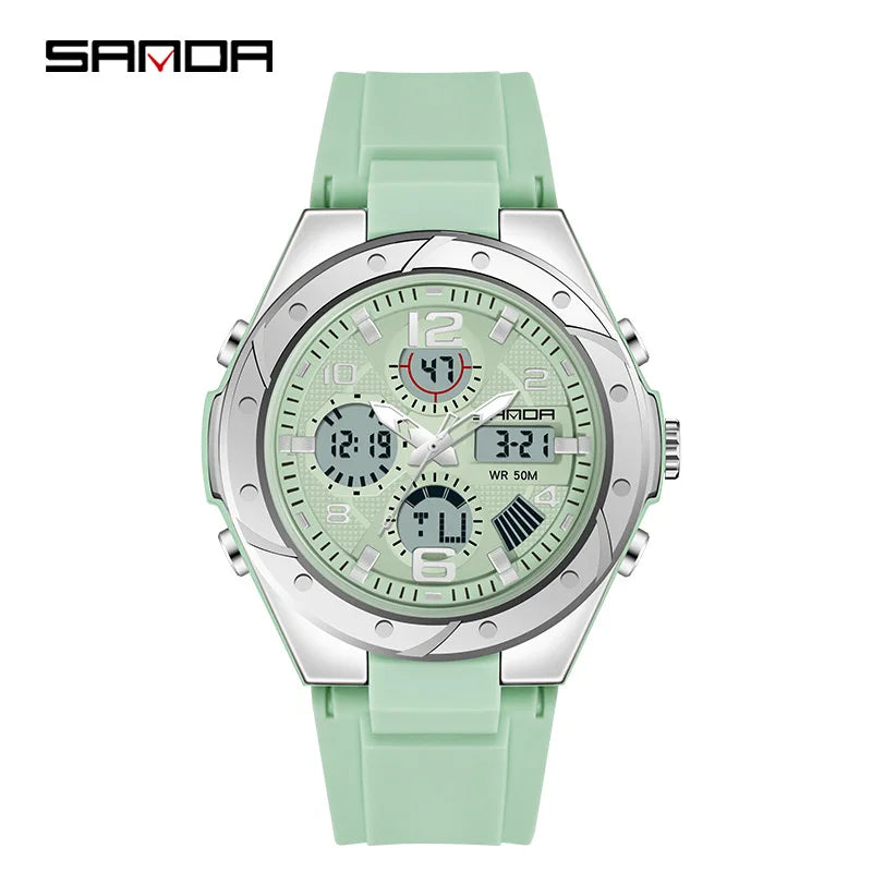 Luxury Rose Gold Women Men Digital Watches Fashion Stainless Steel LED Electronic Wristwatch Waterproof Sports watch