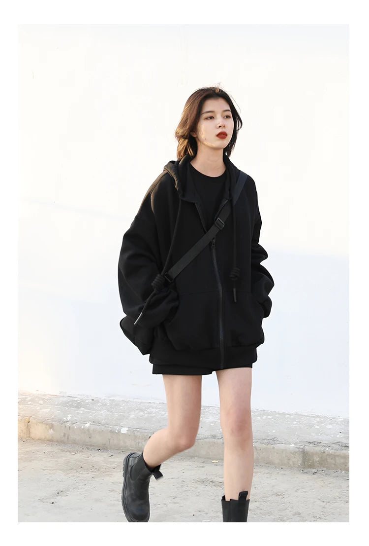 CHIC VEN Women's Hoodies Sweatshirts Casual Loose Sports Women Jackets Streetwear Female Coat Fashion Tops Spring Autumn 2022