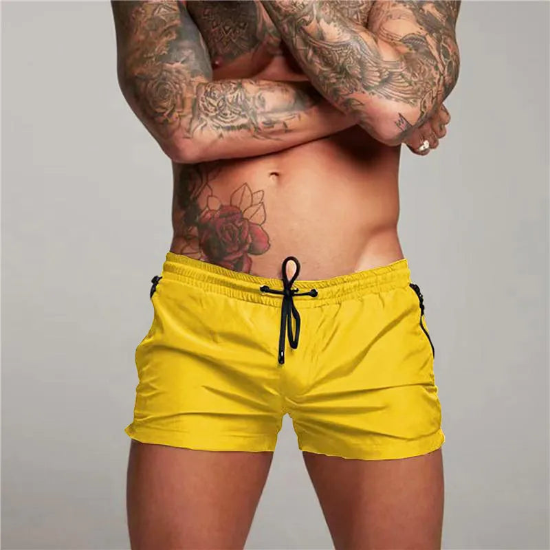 2025 New Mens Swimsuit Sexy Swimwear Men Swimming Shorts Men Briefs Beach Shorts Sports Suits Surf Board Shorts Men Swim Trunks