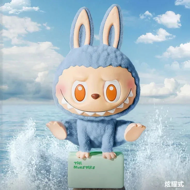 POP MART LABUBU THE MONSTERS Lazy Yoga Series Blind Box Toys Kawaii Anime Action Figure Caixa Caja Mystery Box Dolls Girls Gift