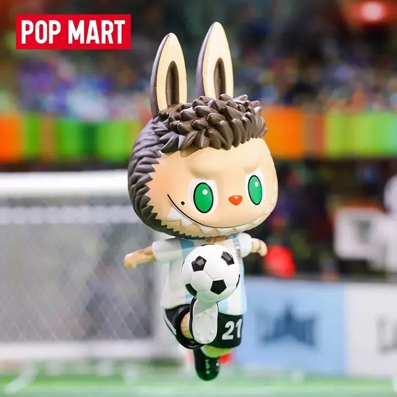 POP MART LABUBU ASOCIACION DEL FUTBOL ARGENTINO Series Blind Box Toys Kawaii Anime Action Figure Surprise Mystery Box Dolls Gift
