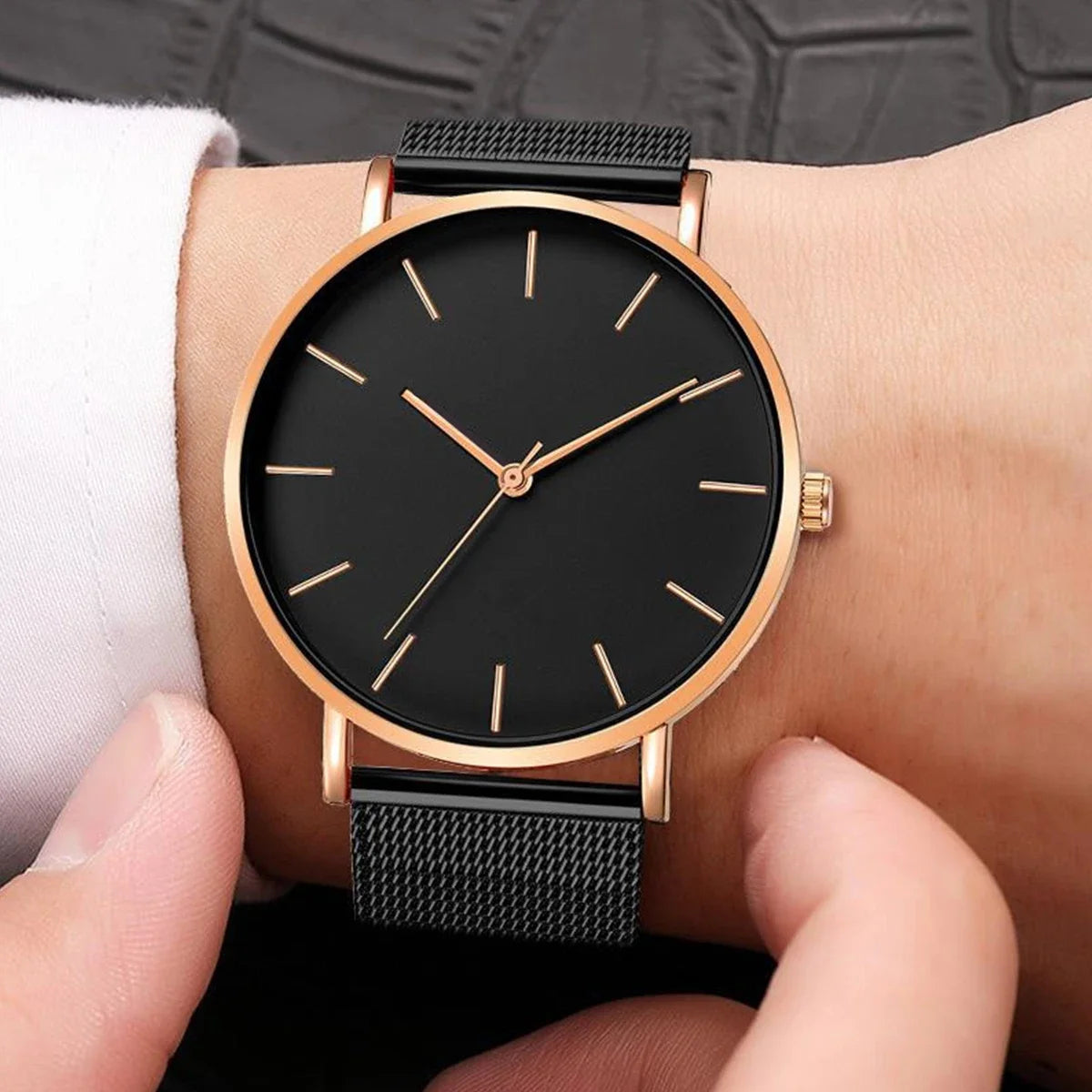Luxury Women Watches Top Brand Metal Mesh Belt Quartz Wristwatch for Woman Fashion Simple Ladies Watch Clock Gift reloj mujer