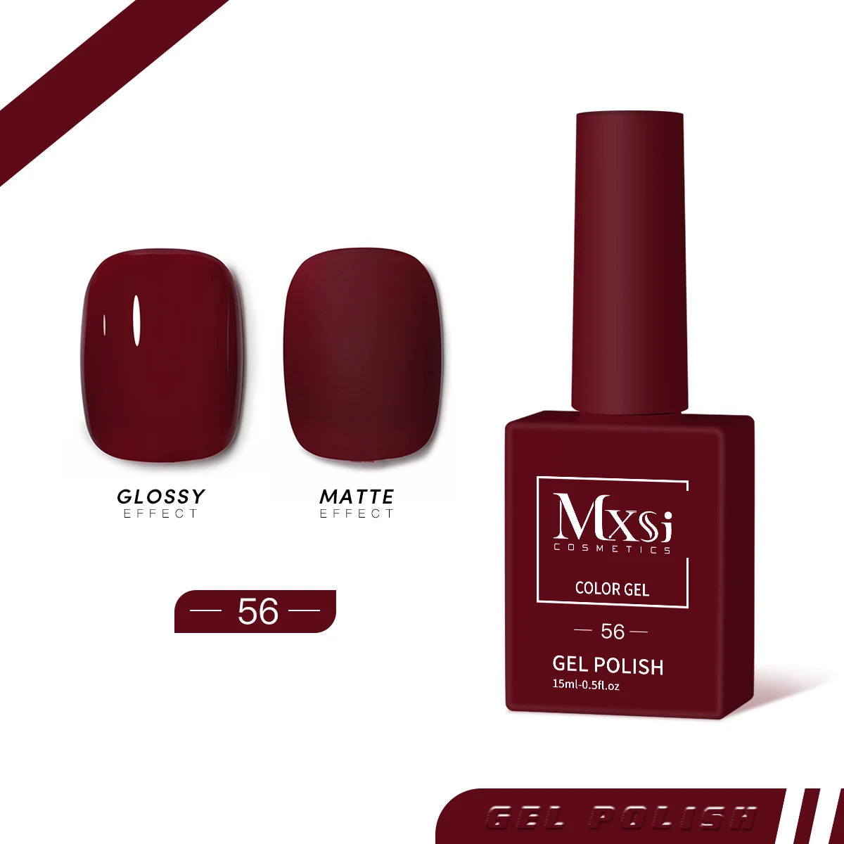 Mxsi 15ml ジェルネイルポリッシュ ネオンブラウン ロイヤルブルー レッドグリーン パスタルヌード ネイルアートワニス ジェルラッカー トップコート UVジェルネイル 未セット