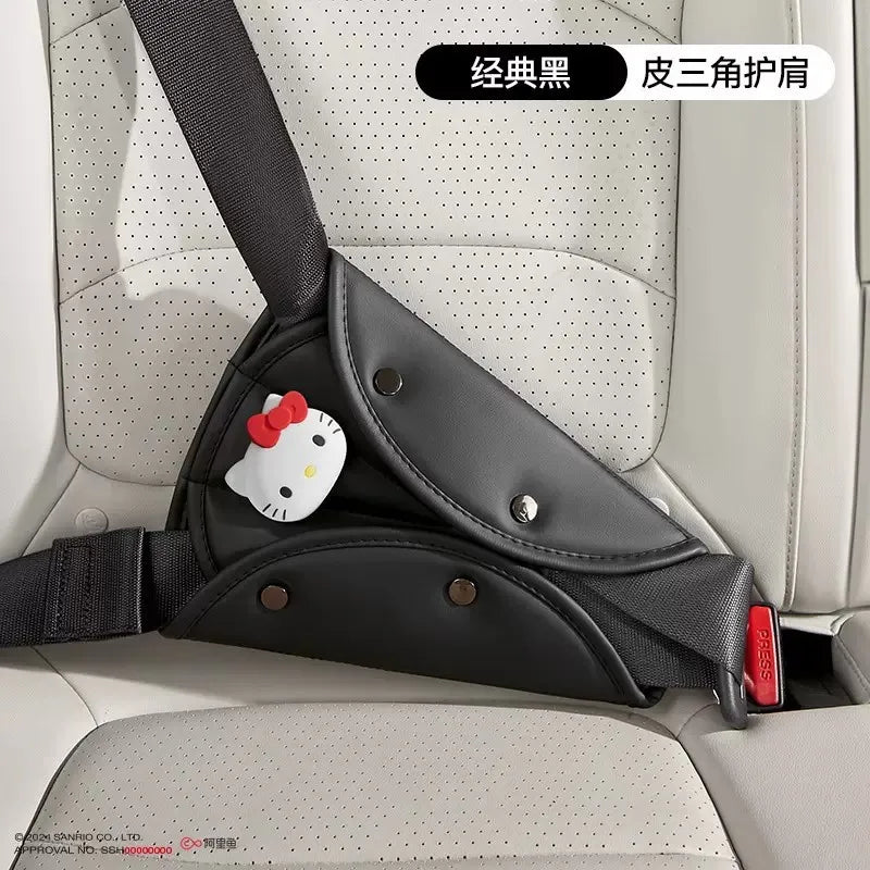Sanrio Car Child Safety Belts, Seat Shoulder Pads, Anchors, Seat Belt Protectors, Anti-Pinch Neck Hello Kitty Car Accessories