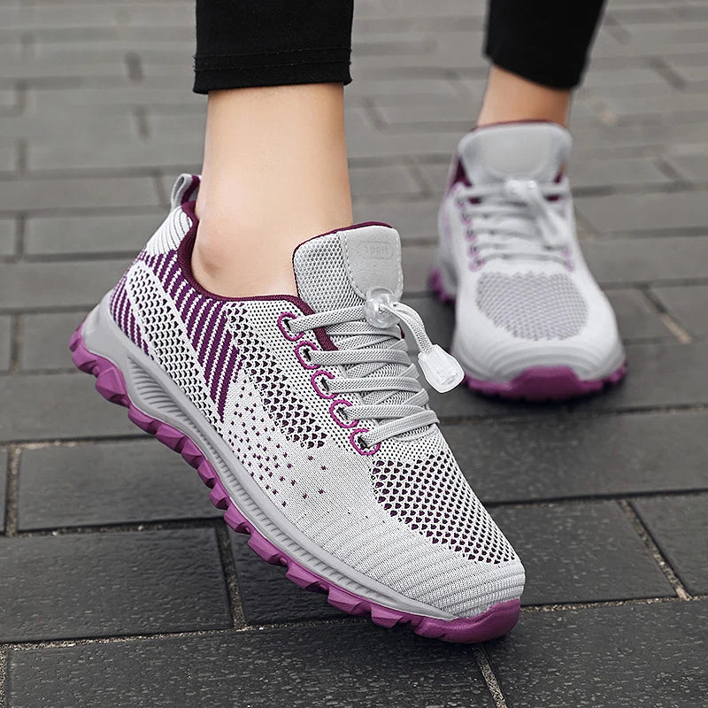 women shoes,sneakers for women,women's summer sneakers,White Breathable Non-slip Sports Casual Shoes,free shippiing shoes