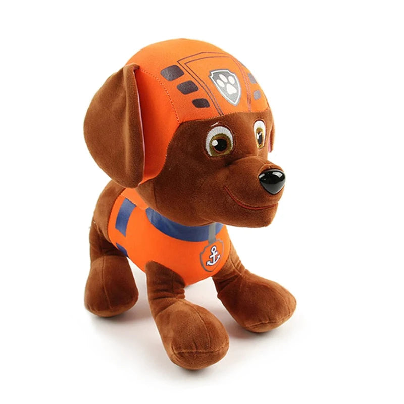 Paw Patrol Plush Toy Action Figure Ryder Marshal Zuma Everest Cartoon Model Two postures Plush Toy Children's Birthday Party Gif