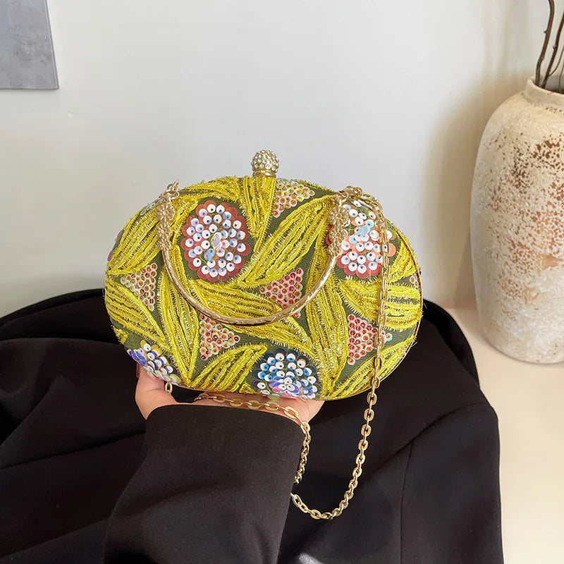 Luxury Gold Clutch Bags for Women 2025 Party Bags Evening Purse Designer Crossbody Bag New in Handbag Ladies hand bag sac femme