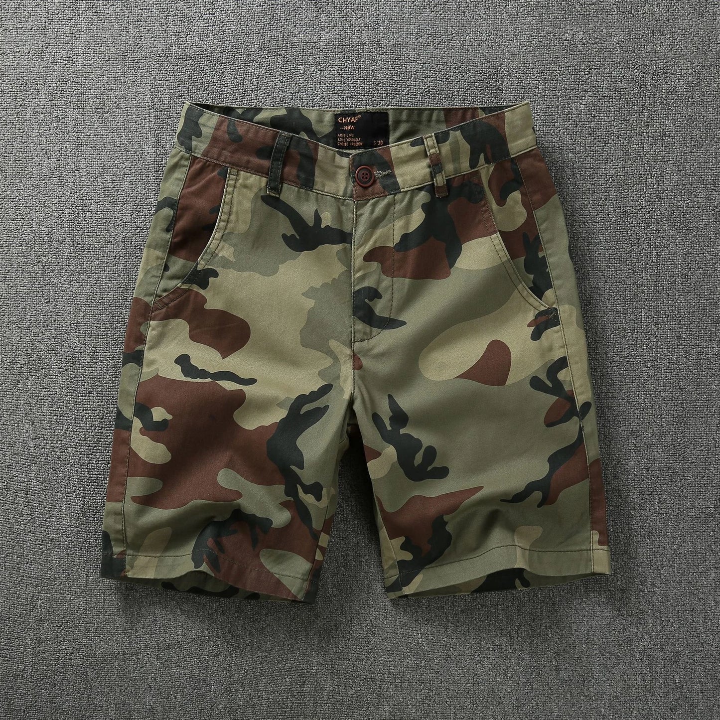 2025 Summer Men's Thin Loose Casual Work Short Pants Simple Wearable Camouflage Wear-resistant Tooling Sports Shorts For Man