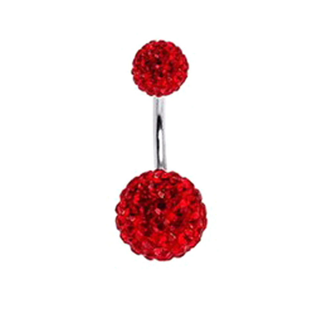 1PC 316L Surgical Steel Belly Button Rings Crystal Piercing Navel Piercing Earring Belly Piercing Sexy Body Jewelry Ombligo