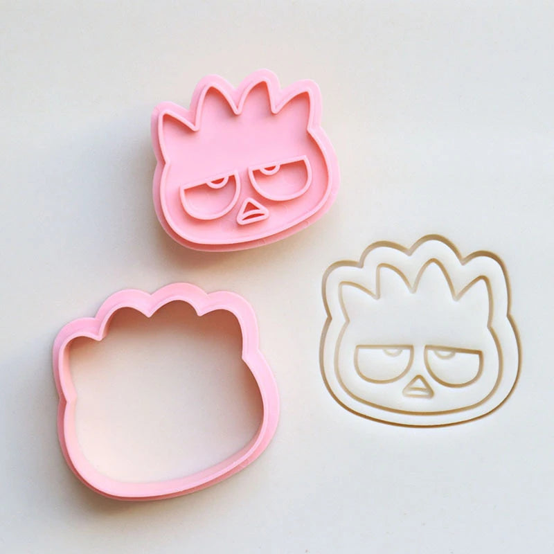 Sanrio Cookie Mold Hello Kitty Kuromi Snoopy Pikachu Cartoon 3D Fruit Cutter Model Toys Kitchen Party Baking Tools Accessories