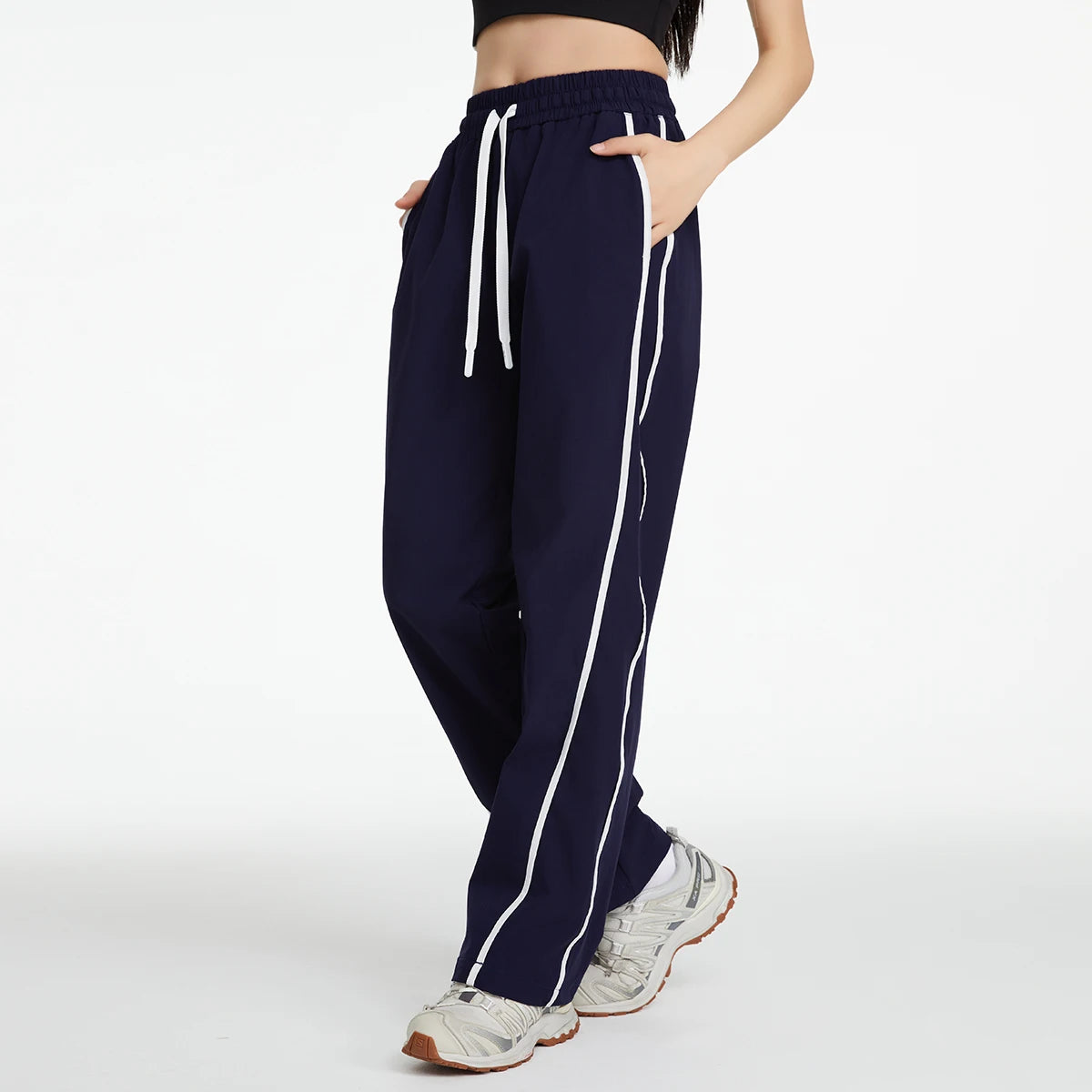 Sports Trousers for Women in Summer Cool Windproof Outdoor Mountaineering Loose Casual Wide-leg Pants Sun Protection Trousers