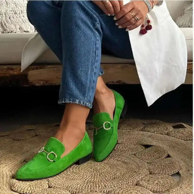 2025 Flat Loafer Shoes For Women Outwear Shoes Low Heels Moccasin Casual Chaussure Femme