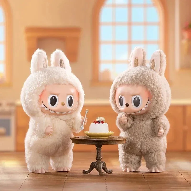 POP MART LABUBU THE MONSTERS - Exciting Macaron Vinyl Face Surprise Mystery Box Blind Box Toys Kawaii Anime Action Figure Caixa