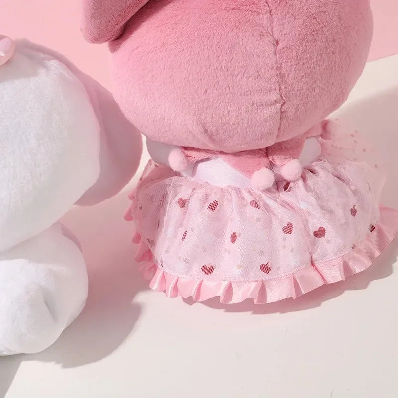 Kawaii Anime Sanrioed Hello Kitty Kuromi Cinnamoroll Plush Dolls Room Ornaments Pillow Toy Girl Children Birthday Valentine Gift